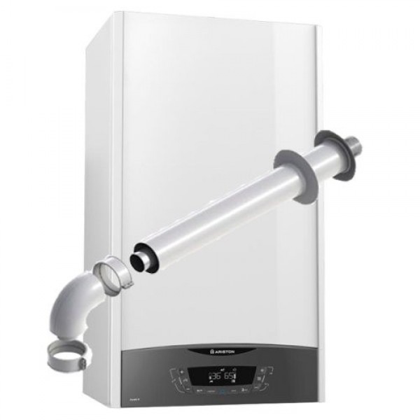 Котел газовый Ariston CLAS XC System 24 FF NG в комплекте с дымоходом KTL 3301679