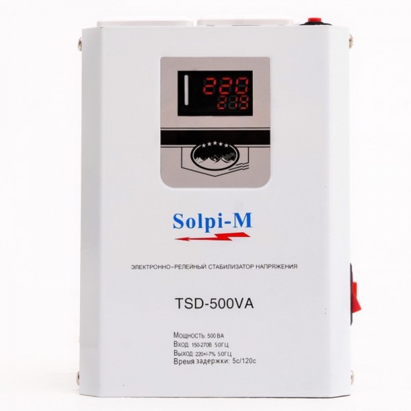 Стабилизатор напряжения Solpi-M TSD-500VА